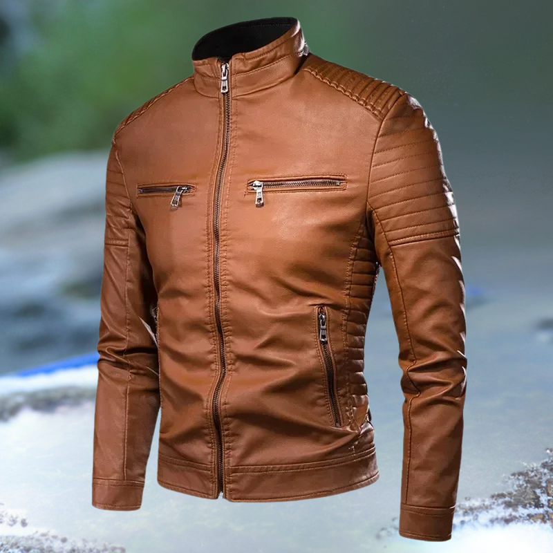 Bernal Chaqueta de cuero vintage
