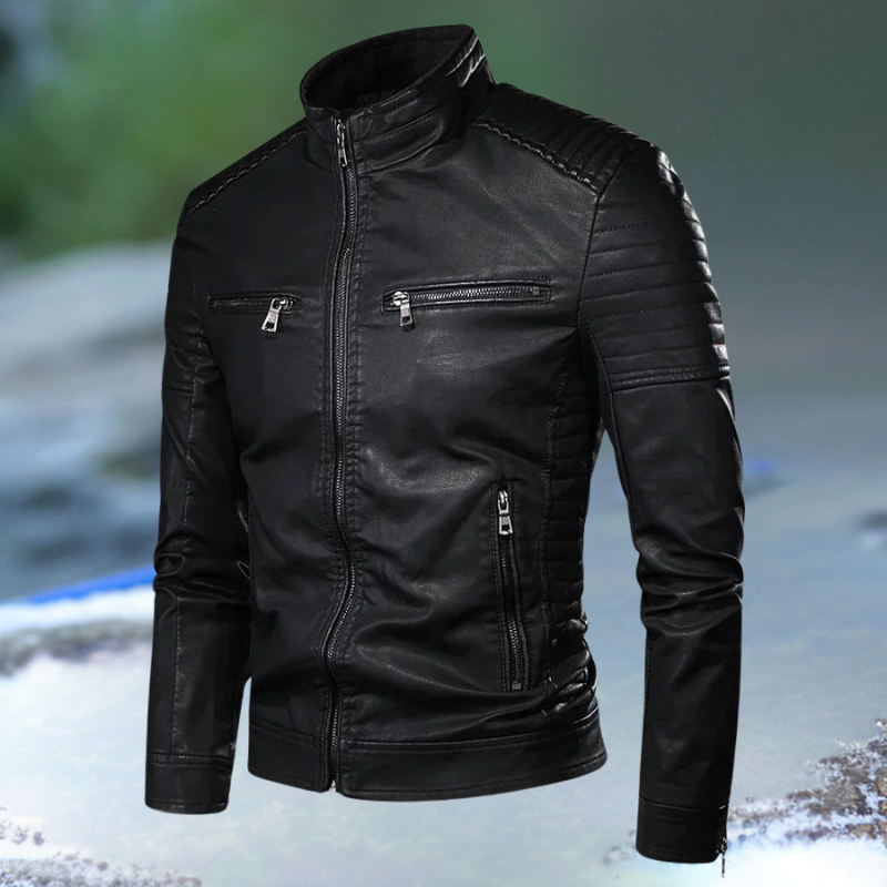Bernal Chaqueta de cuero vintage
