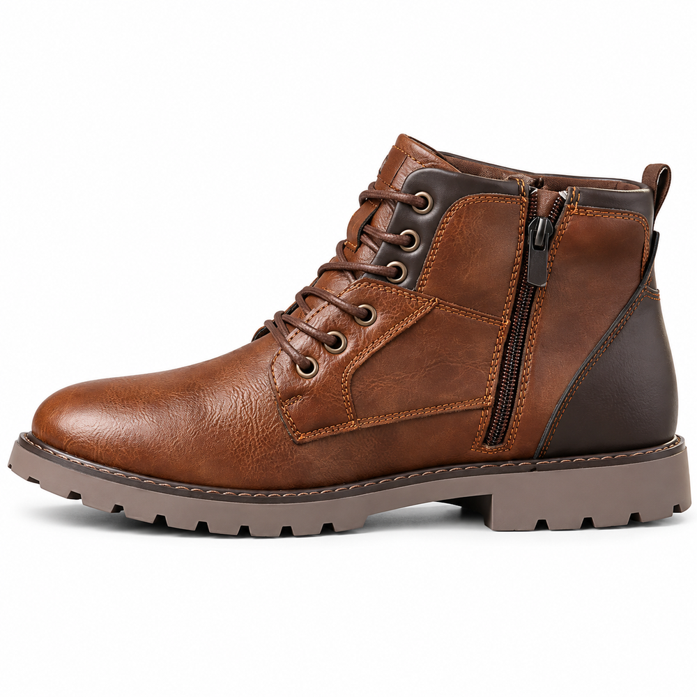 Botas de Cordones de Cuero Premium