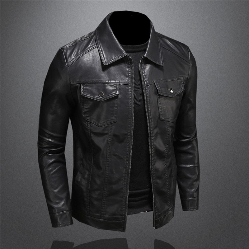 Chaqueta de cuero