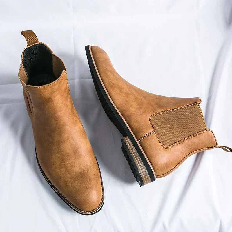 SIERRA™ | Botas Tipo Botín de Cuero