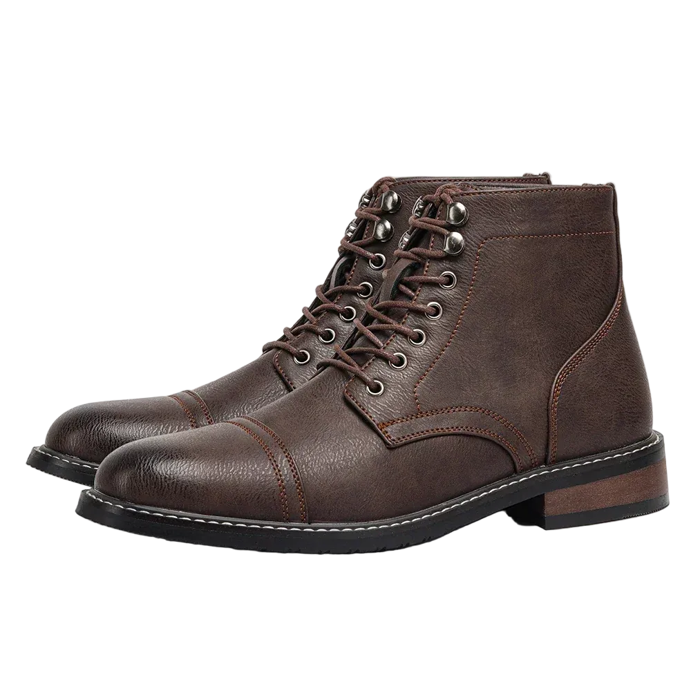 Botas Estilo Vintage con Puntera Reforzada