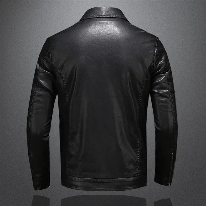 Chaqueta de cuero vegano con elegancia moderna