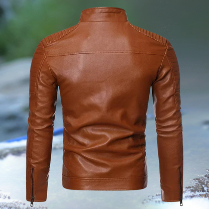 Meztli | Bernal Chaqueta de cuero vintage