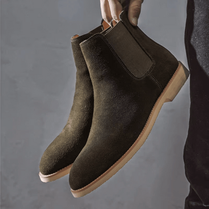 SIERRA™ | Botas Tipo Botín de Gamuza