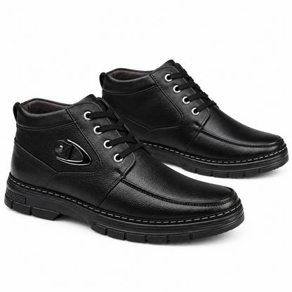 SIERRA™ | Botas de Trabajo de Cuero Genuino con Forro Térmico