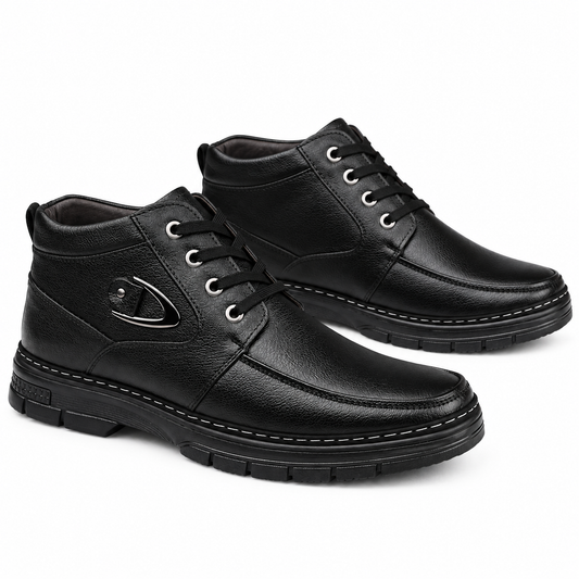 SIERRA™ | Botas de Trabajo de Cuero Genuino con Forro Térmico