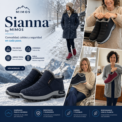 Sianna-Botines Impermeables Acolchados