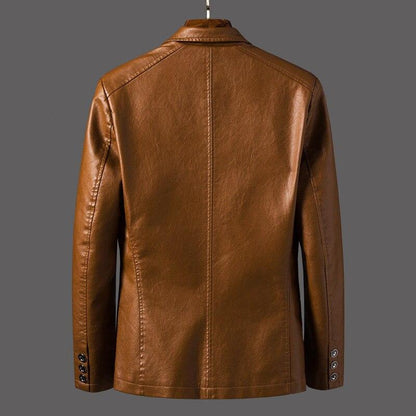 Meztli | Blazer De Cuero Elegante & Estilizado