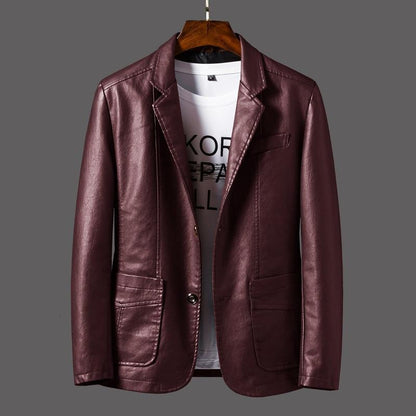 Meztli | Blazer De Cuero Elegante & Estilizado