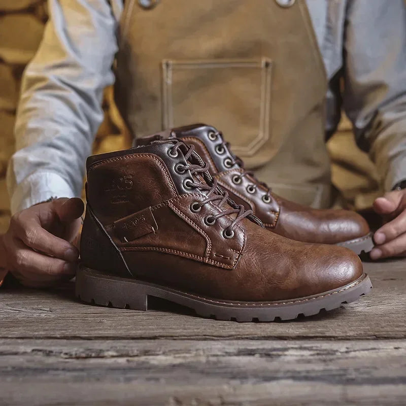 SIERRA™ | Botas Casuales de Cuero Estilo Clásico Británico