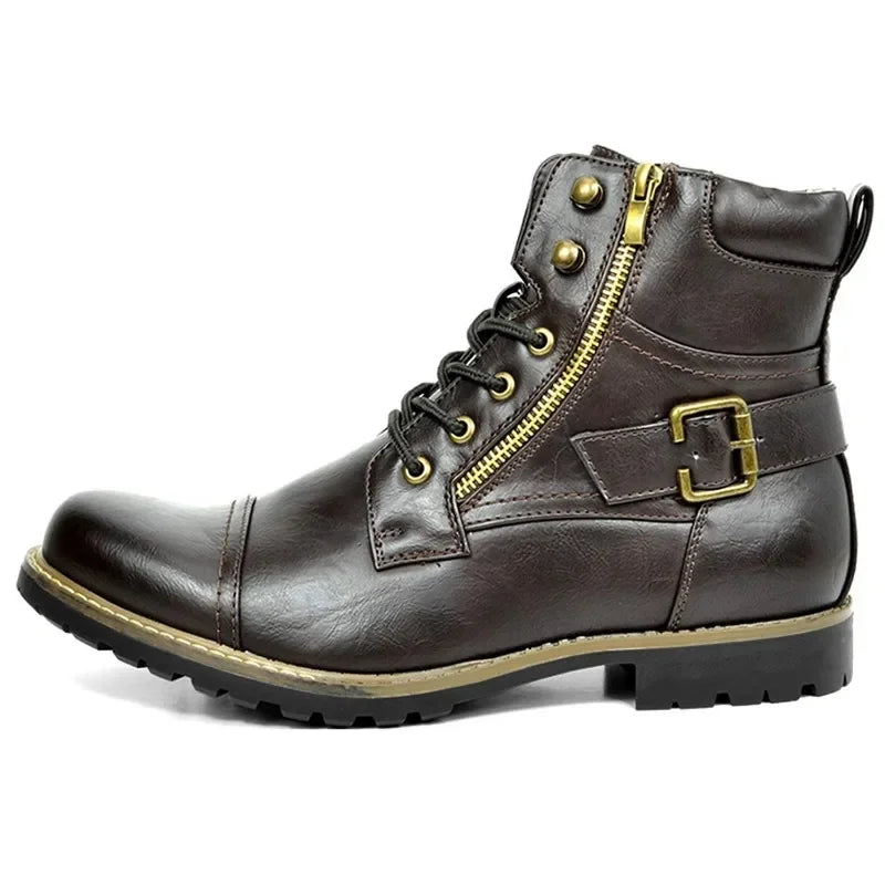 SIERRA™ | Botas de Cuero con Cordones
