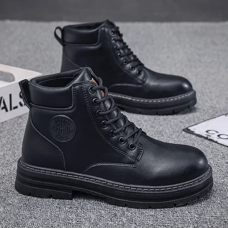 SIERRA™ | Botas Altas con Cordones Estilo Biker