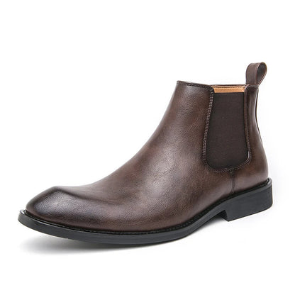 SIERRA™ | Botas Tipo Botín de Cuero con Cierre
