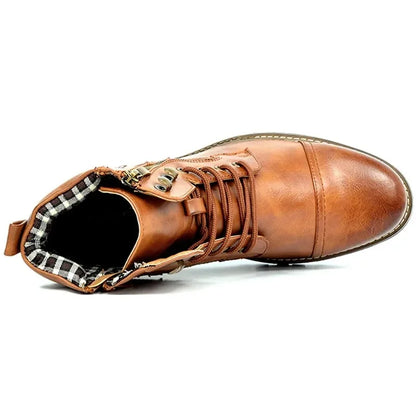 SIERRA™ | Botas de Cuero con Cordones