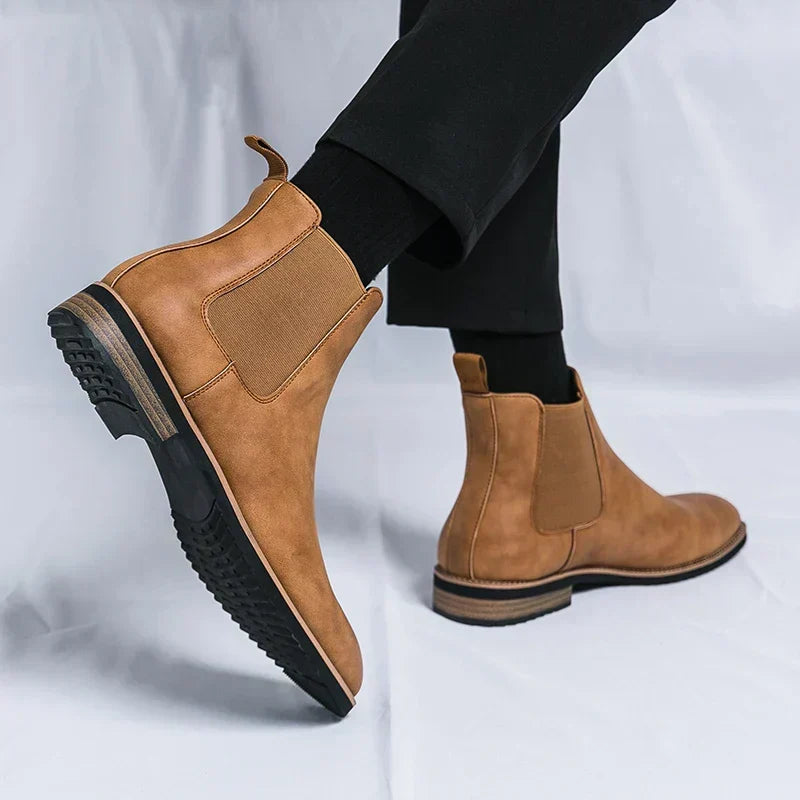 SIERRA™ | Botas Tipo Botín de Cuero