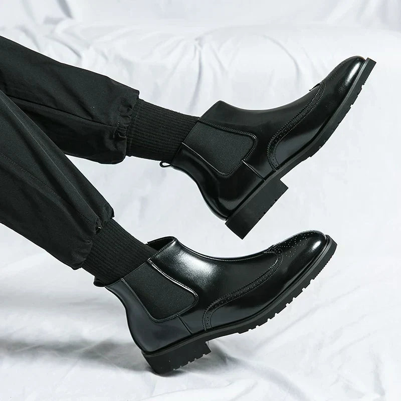 SIERRA™ | Botas Tipo Botín de Cuero