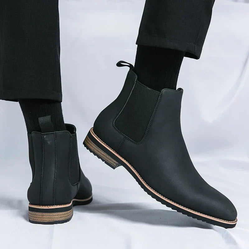 SIERRA™ | Botas Tipo Botín de Cuero