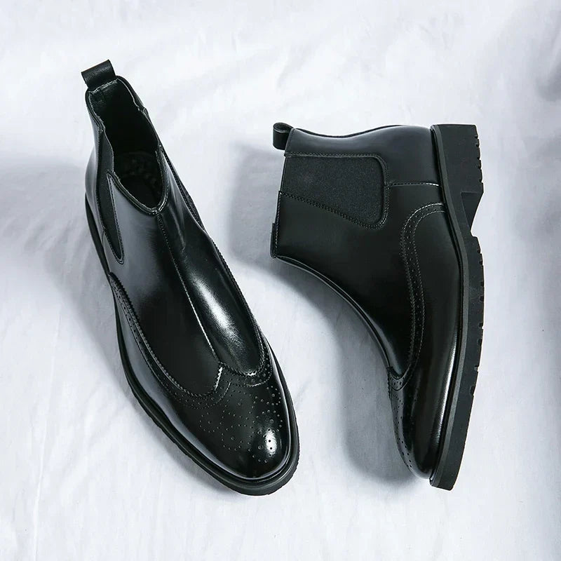 SIERRA™ | Botas Tipo Botín de Cuero