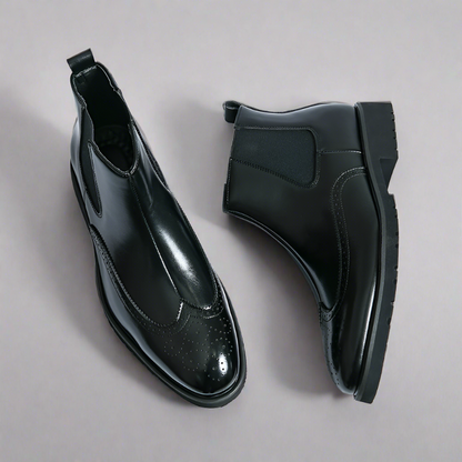 SIERRA™ | Botas Tipo Botín de Cuero