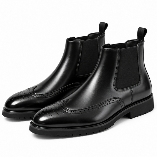 SIERRA™ | Botas Tipo Botín de Cuero