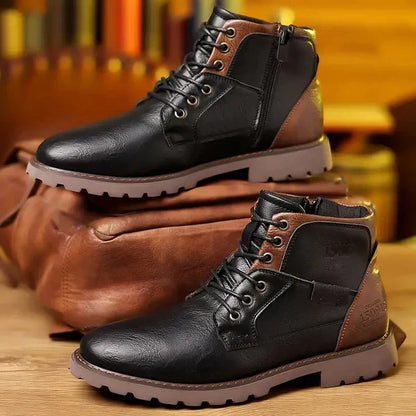 SIERRA™ | Botas de Cordones de Cuero Premium