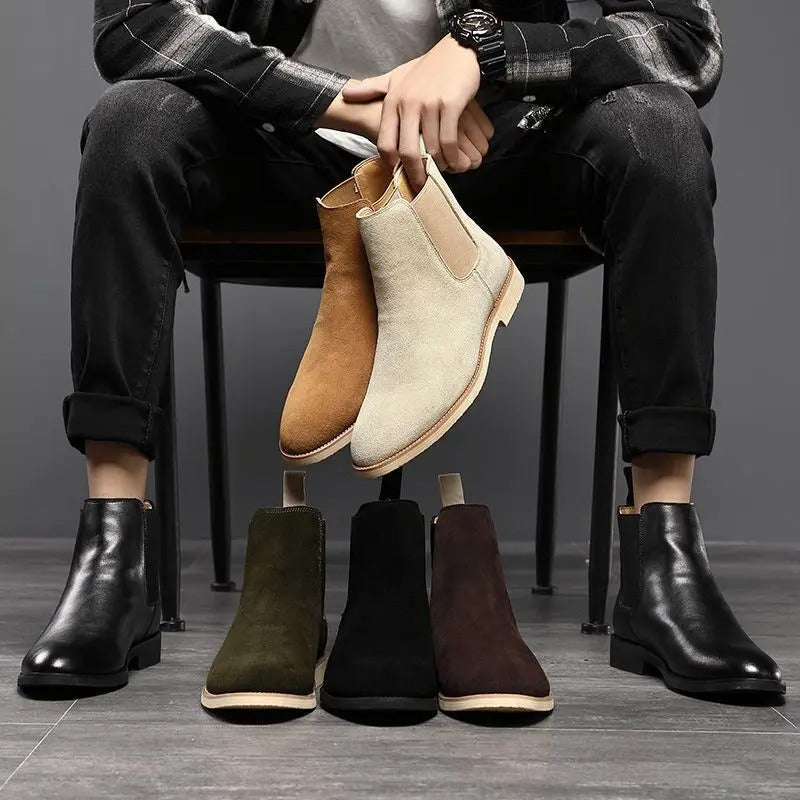 SIERRA™ | Botas Tipo Botín de Gamuza