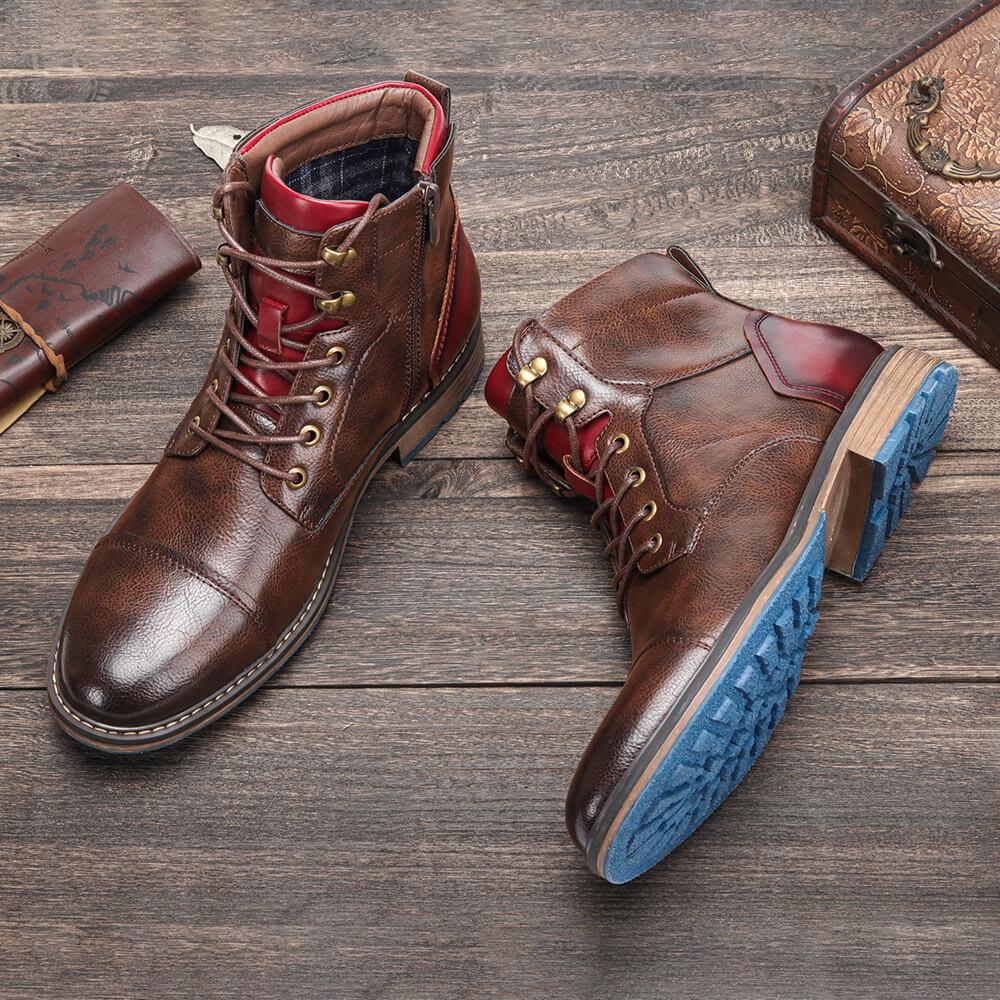 SIERRA™ | Botas Oxford Premium de Cuero Hechas a Mano