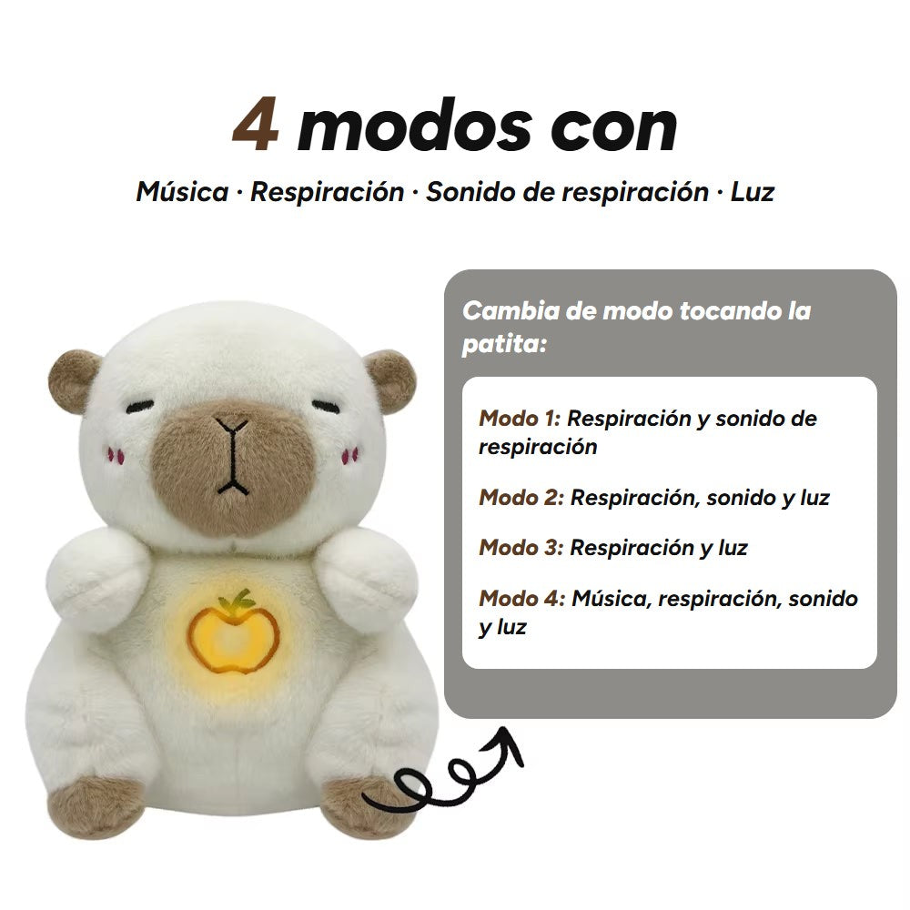 Mimo Respira™ Amigos – Capibara blanca