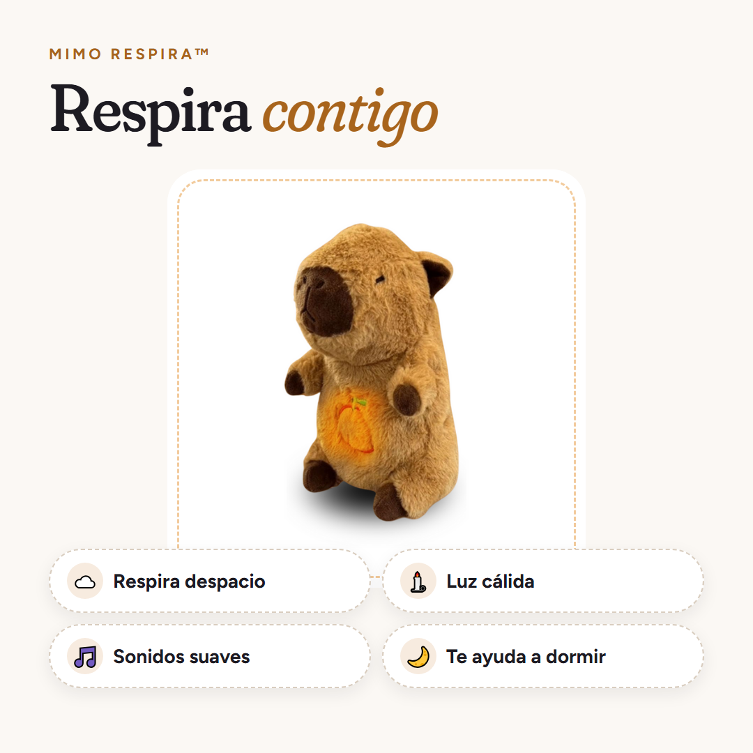 Mimo Respira™ Capibara – beneficios