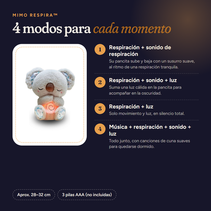 Mimo Respira™ Koala – modos