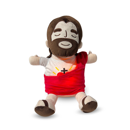 Peluche de Jesús que respira